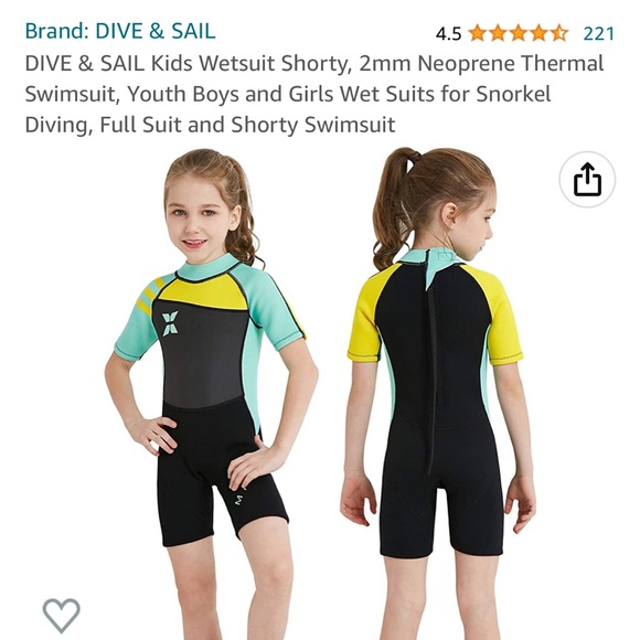 Dive & Sail wetsuit size large (fit my slender 8 yr old) - Picture 4 of 4